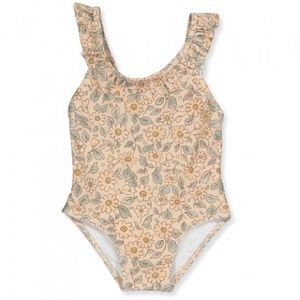 •SOLD• Rylee + Cru Blush Floral One Piece Swimsuit 4-5